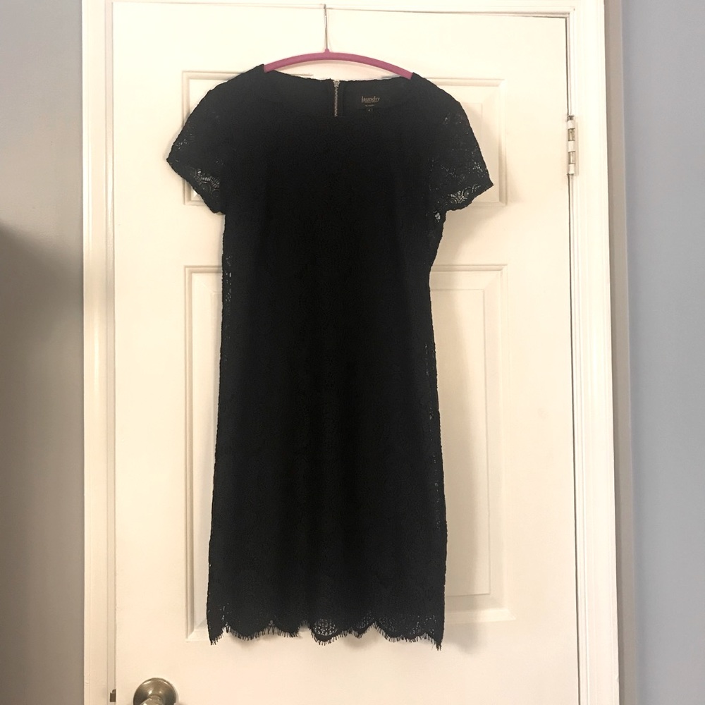 Laundry Black lace dress size 4